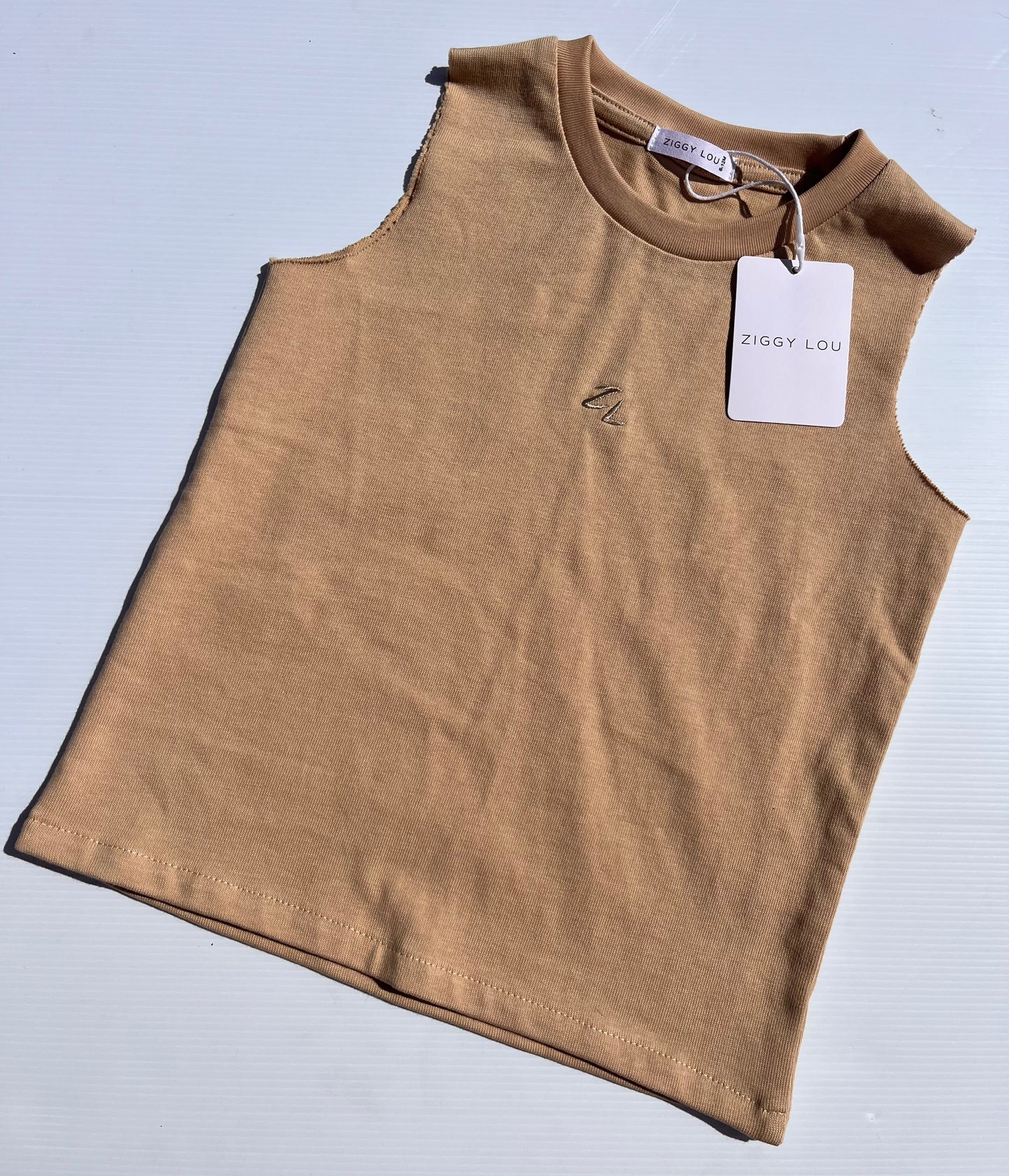 Ziggy Lou muscle tee 6-12M