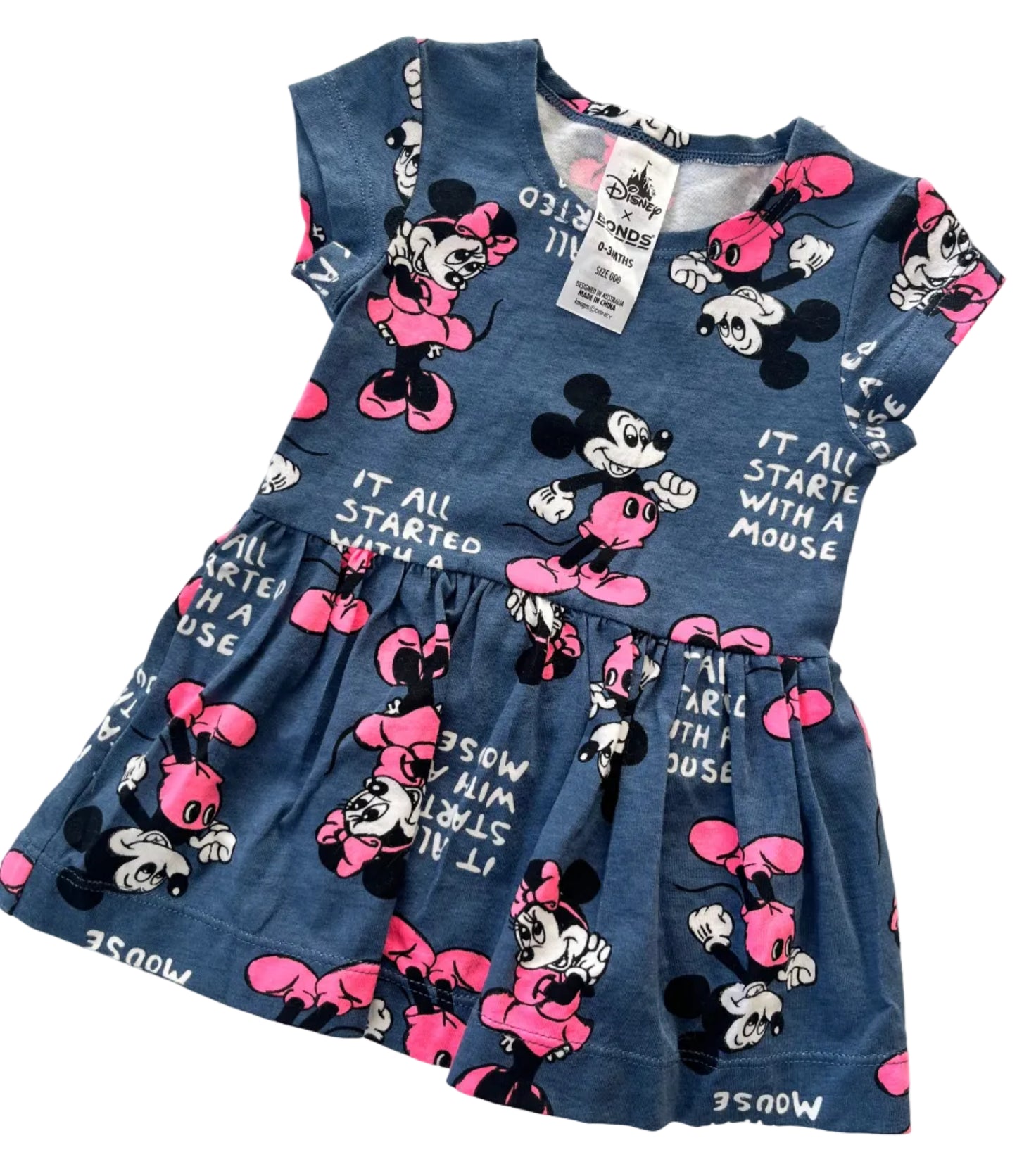 Disney bonds dress size 0-3M