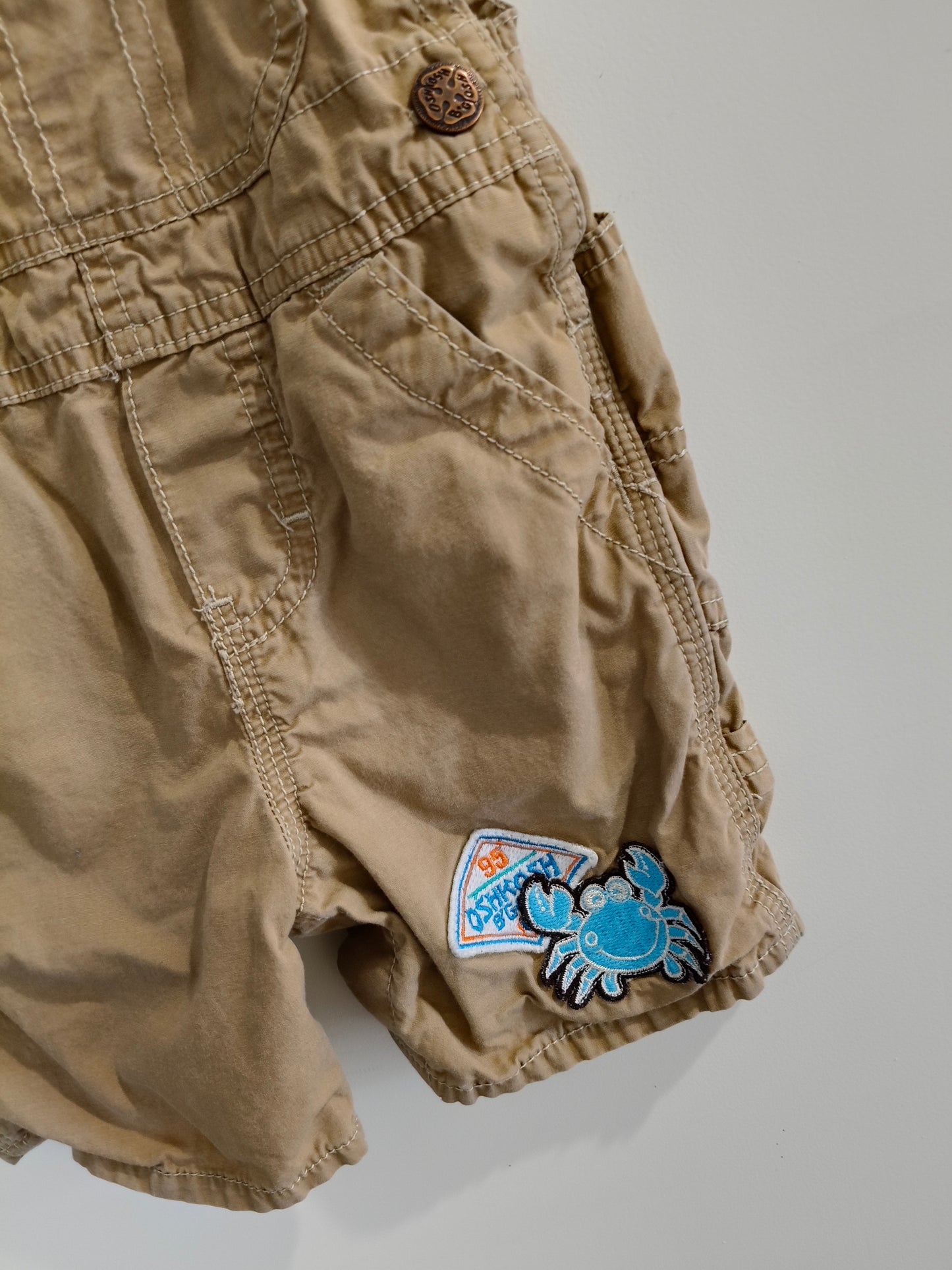 Modern crab Oshkosh shortalls