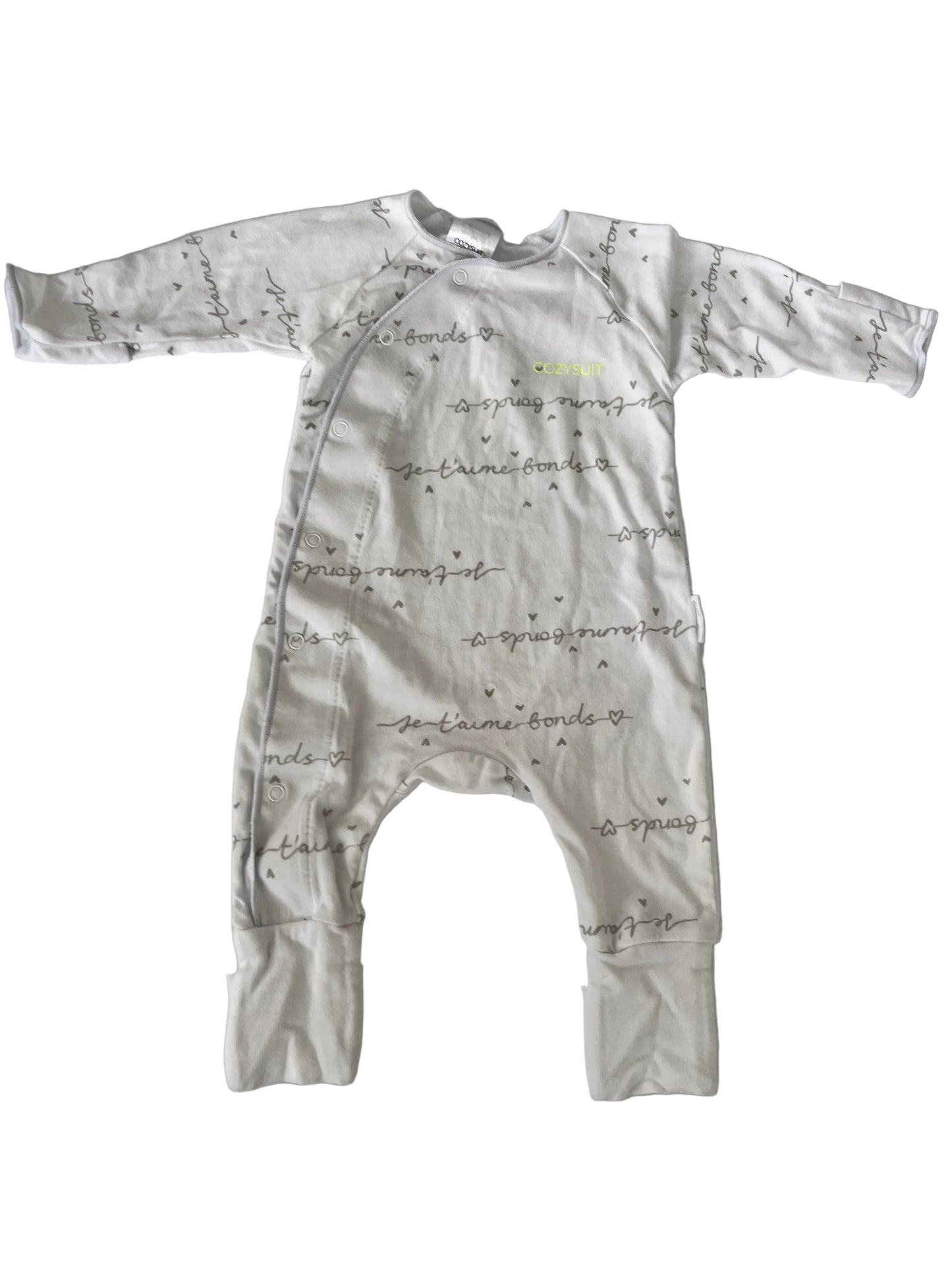 Bonds cozysuit size newborn