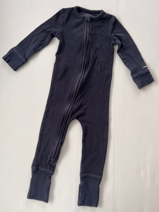 CR navy onesie (1 of 2) 12-18M