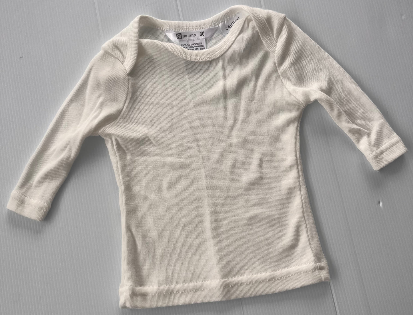 Thermo long sleeve top size 3-6M