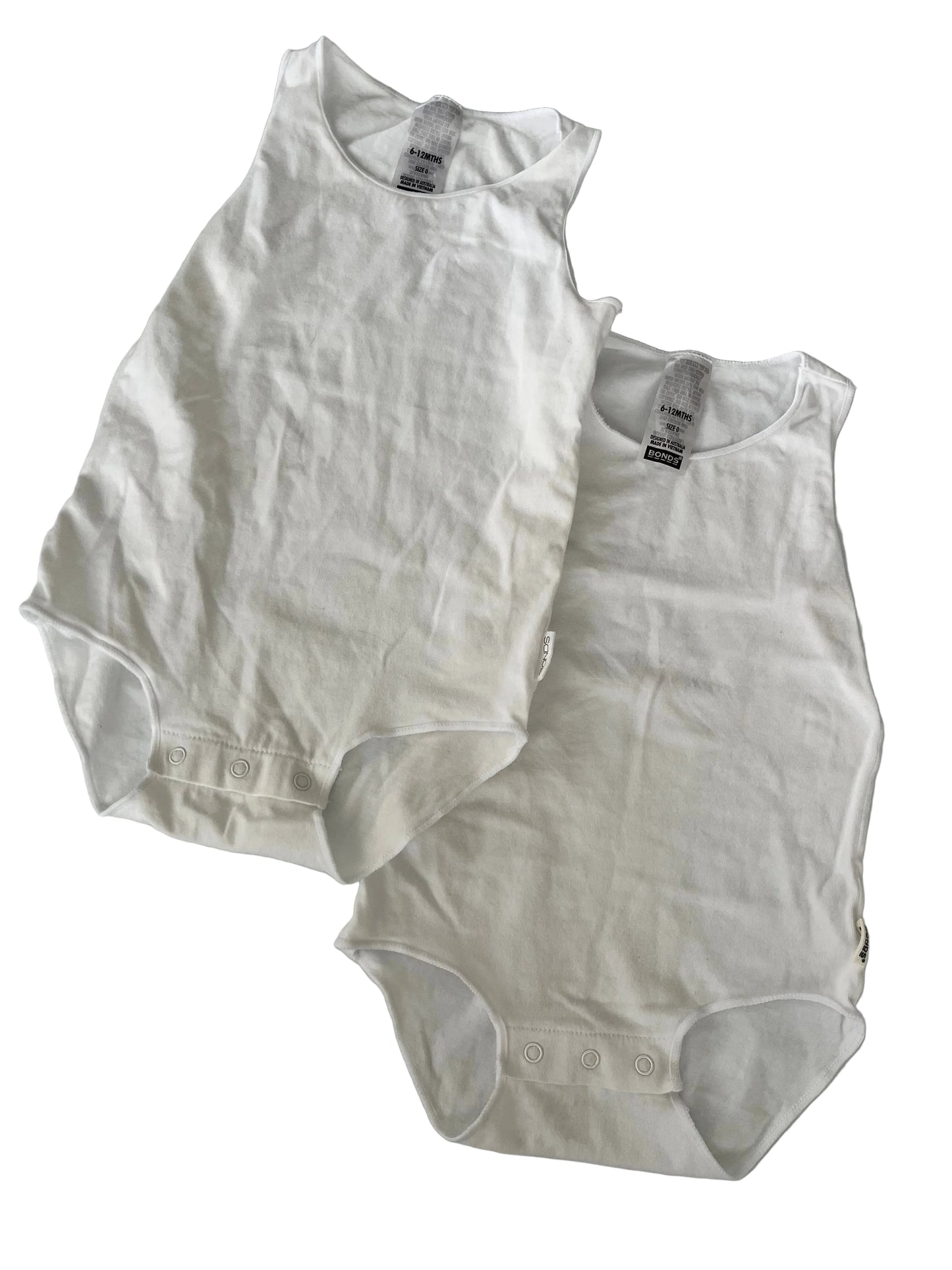 Bonds singlet suits 6-12M