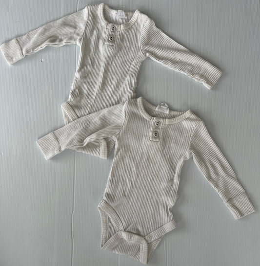 Jamie Kay milk bodysuits x2 0-3M