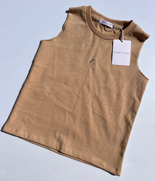 Ziggy Lou muscle tee 6-12M
