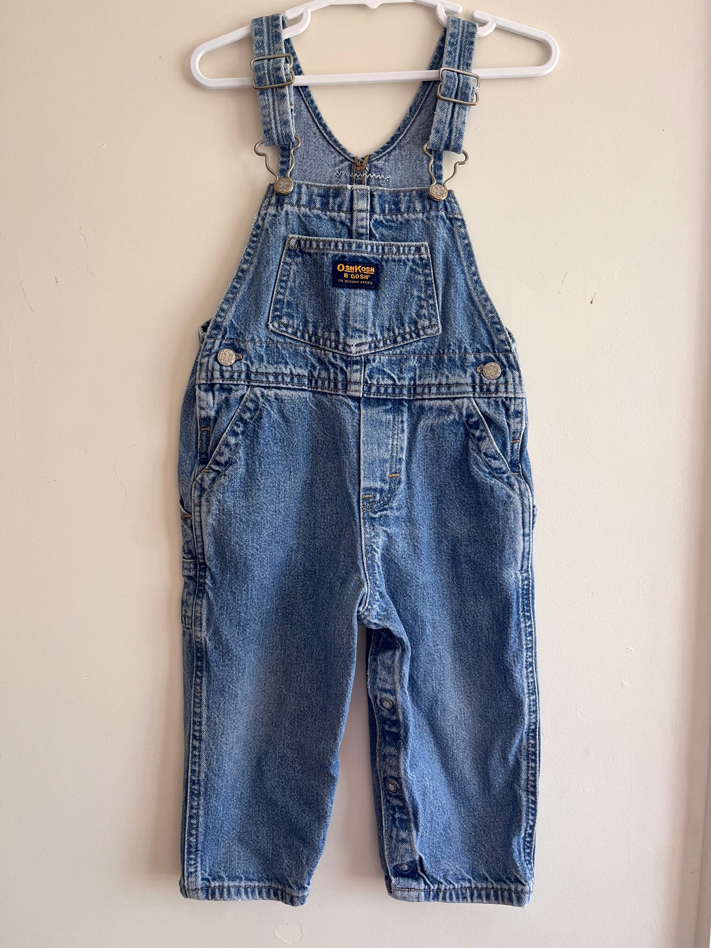 90’s oshkosh overalls 12-18M