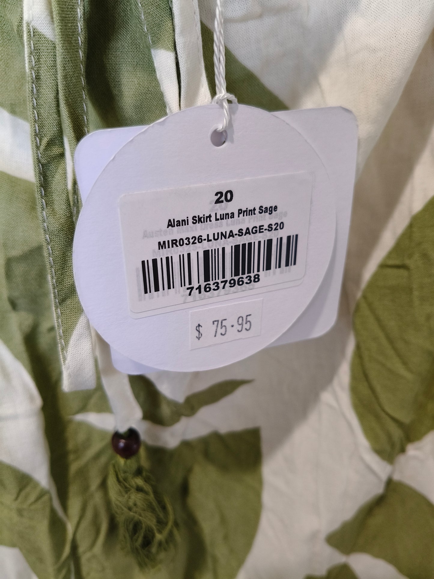 Orange sherbet size 20