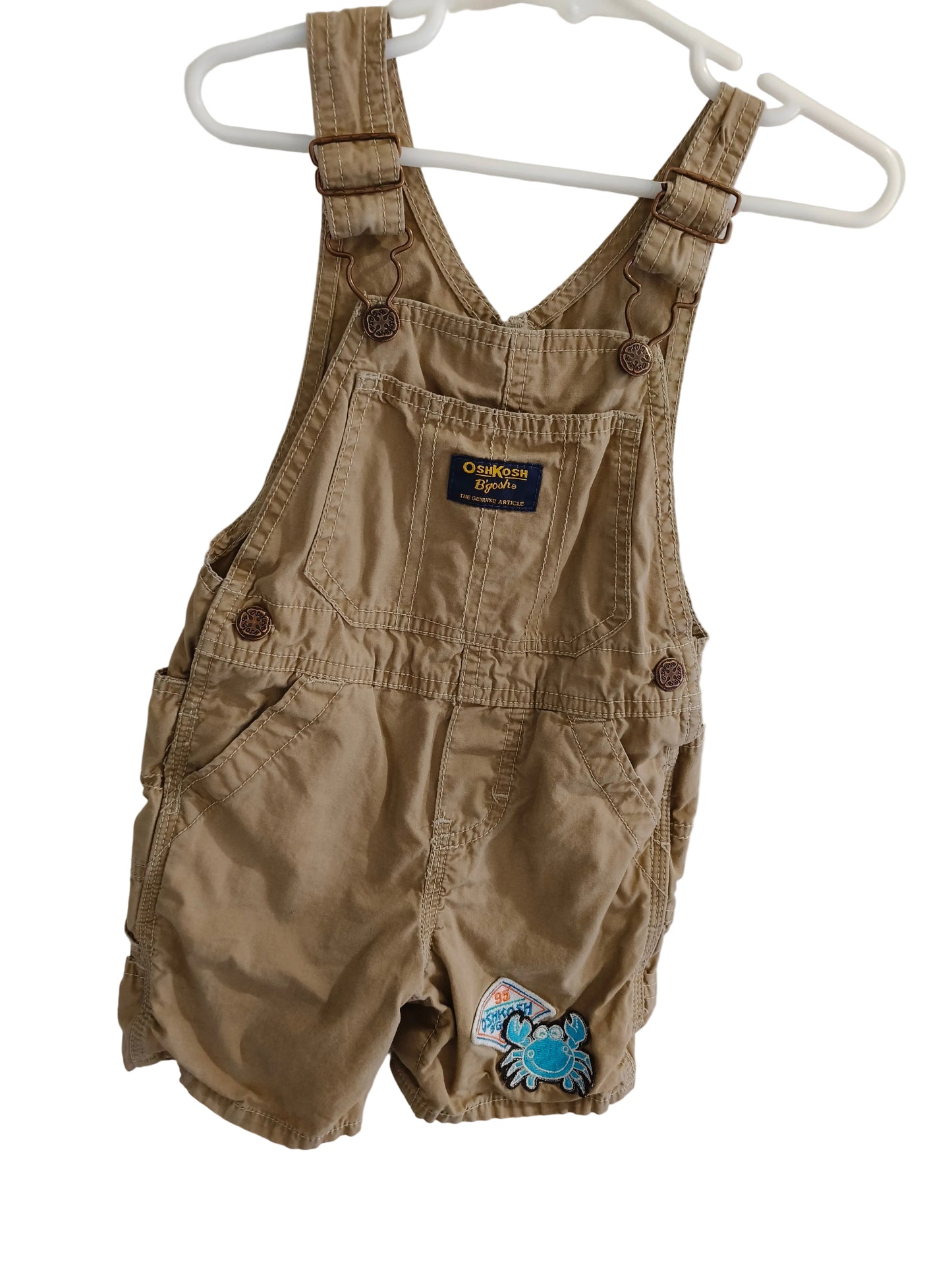 Modern crab Oshkosh shortalls